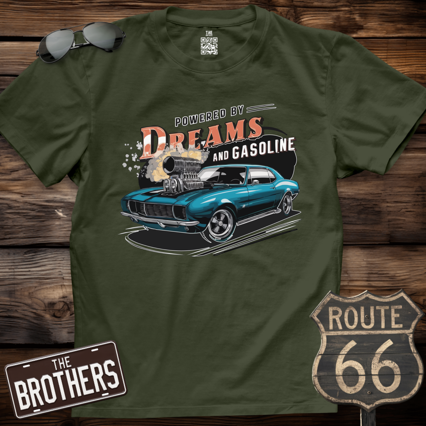 Powered by Dreams and Gasoline T-Shirt