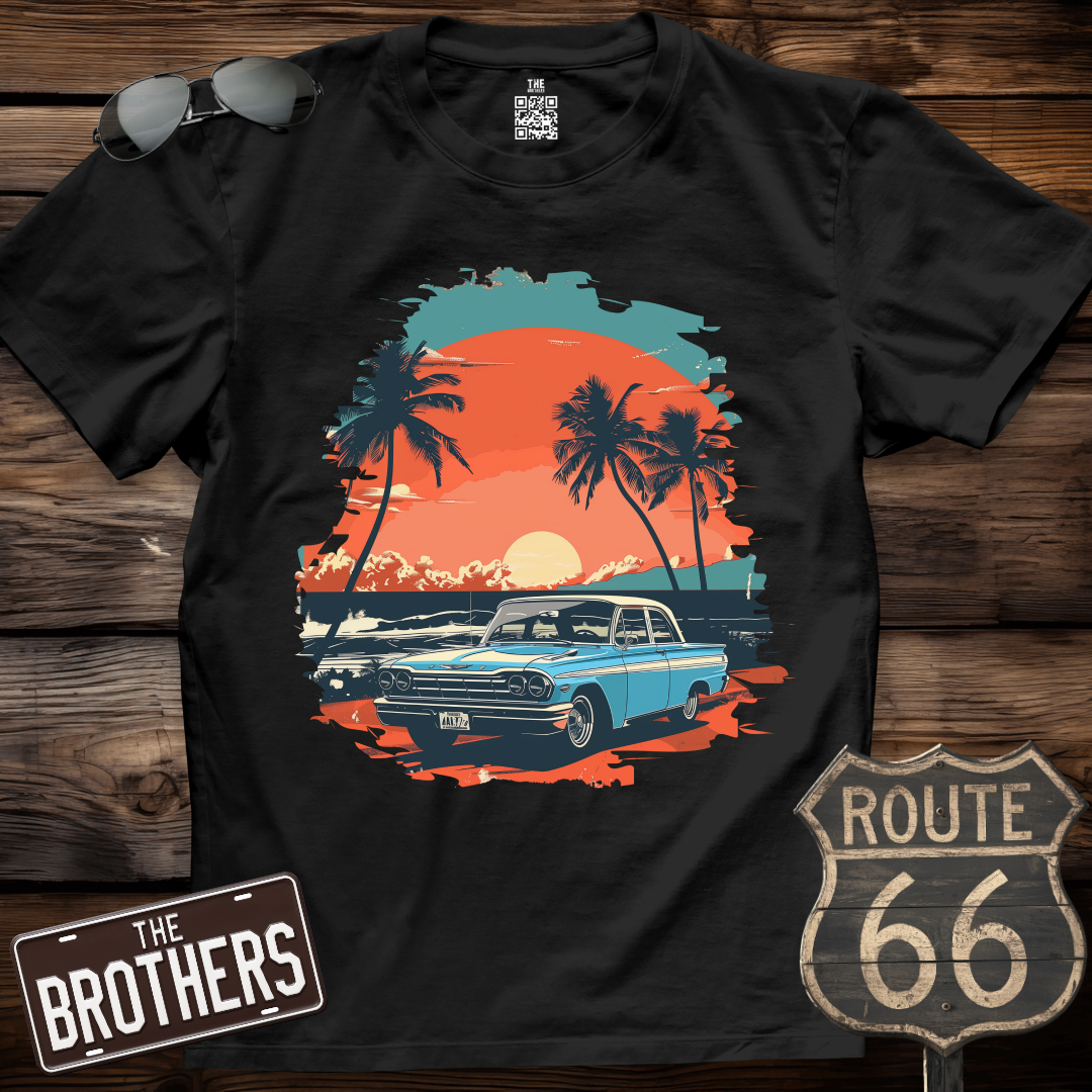 Retro Sunset Drive T-Shirt