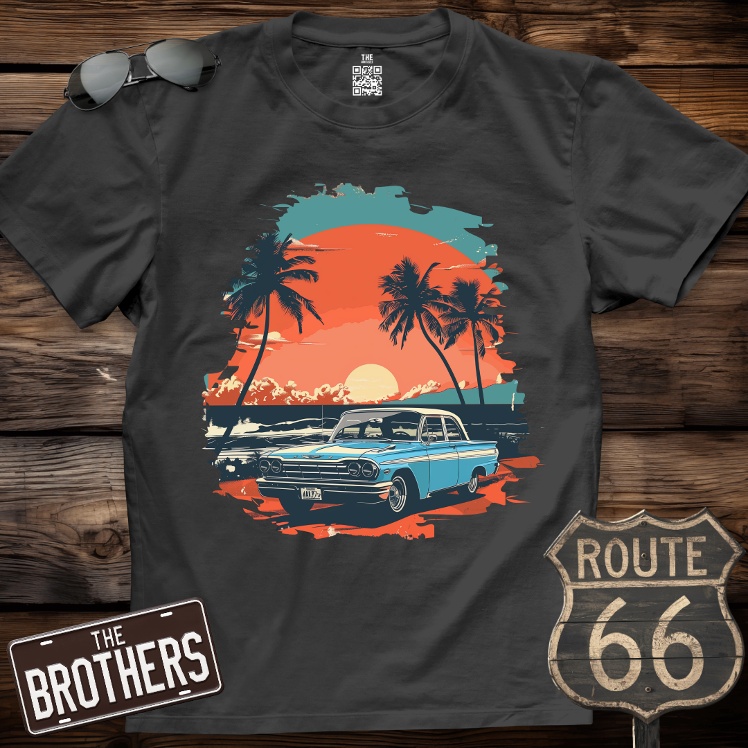 Retro Sunset Drive T-Shirt