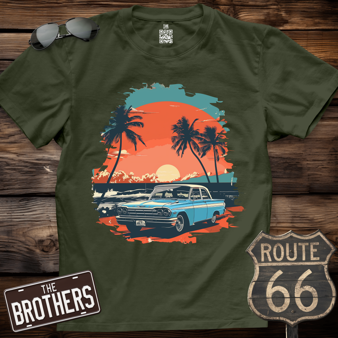 Retro Sunset Drive T-Shirt