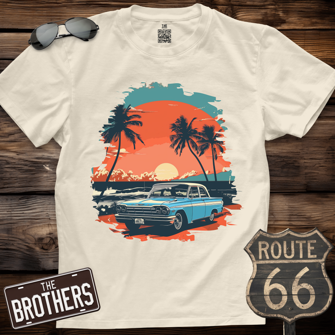 Retro Sunset Drive T-Shirt