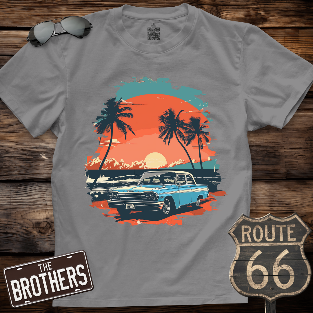 Retro Sunset Drive T-Shirt