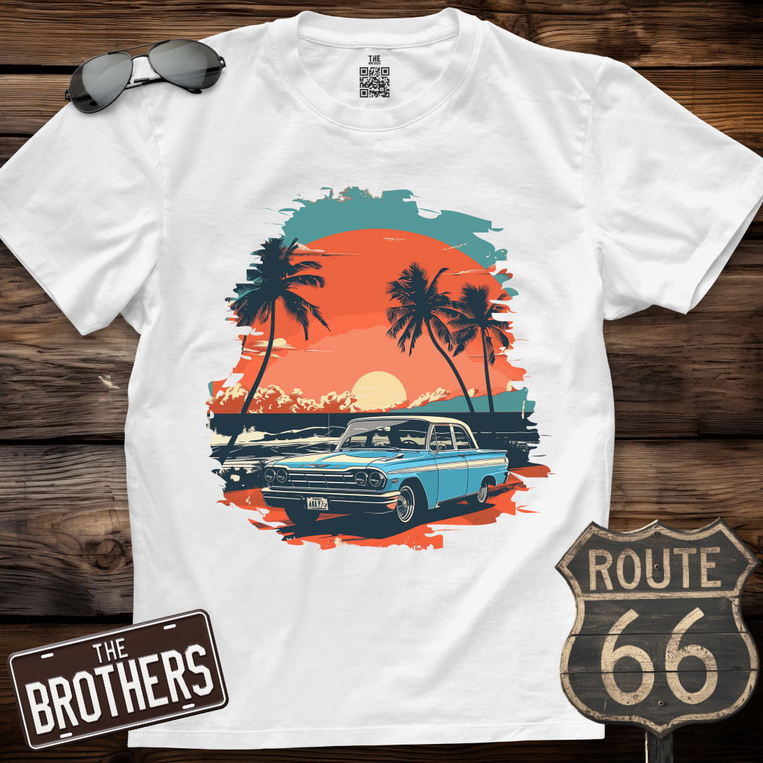 Retro Sunset Drive T-Shirt