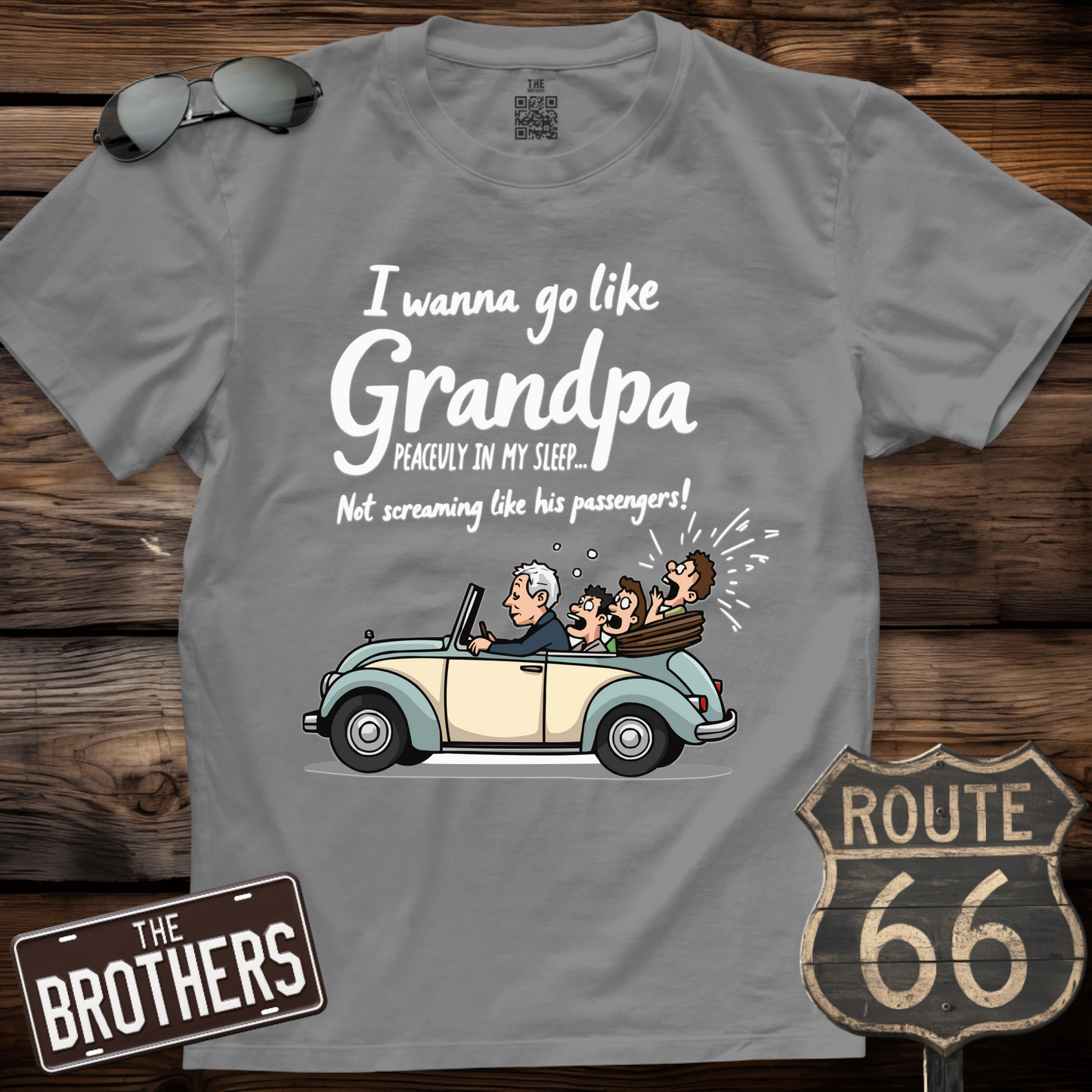 I Wanna Go Like Grandpa T-Shirt