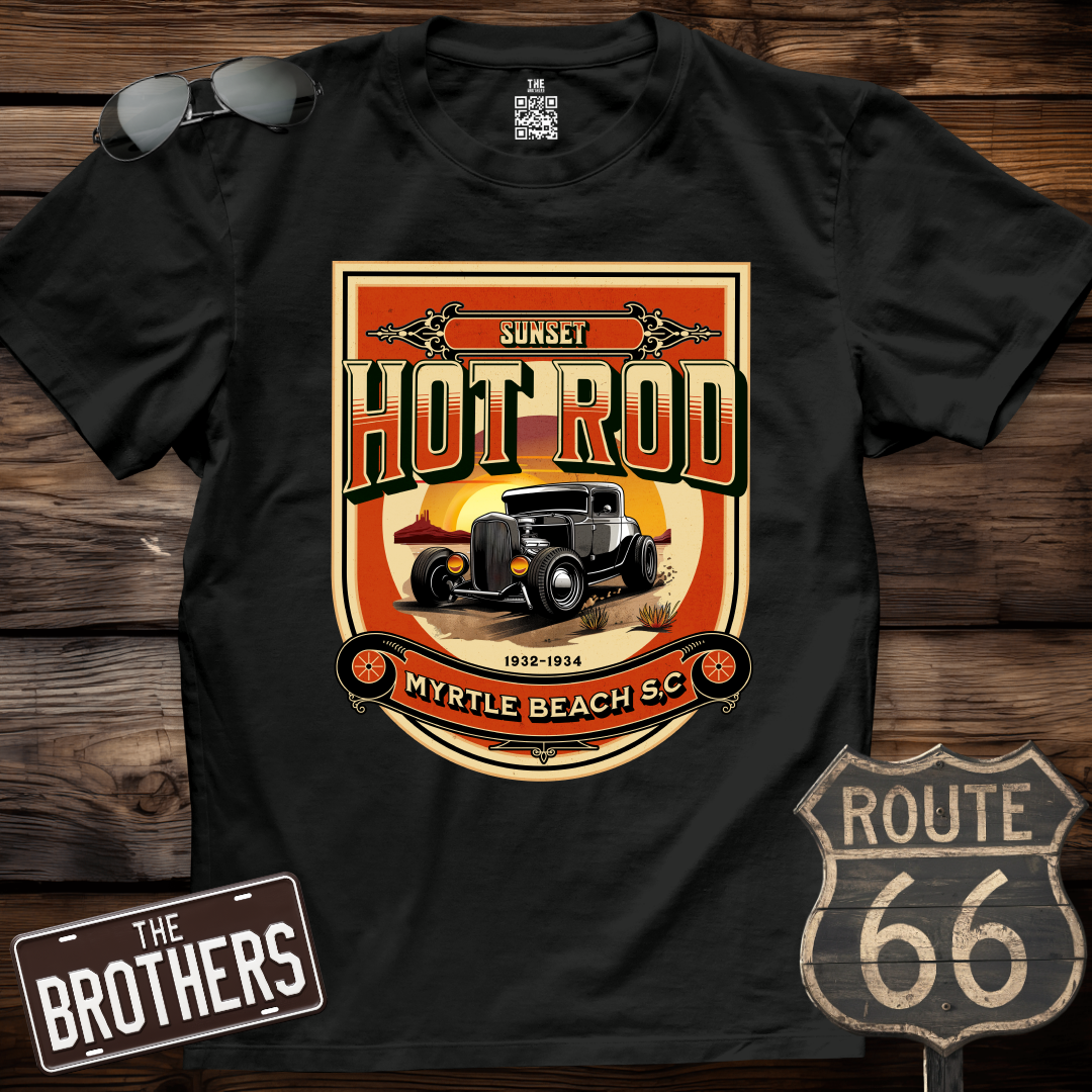Sunset Hot Rod T-Shirt