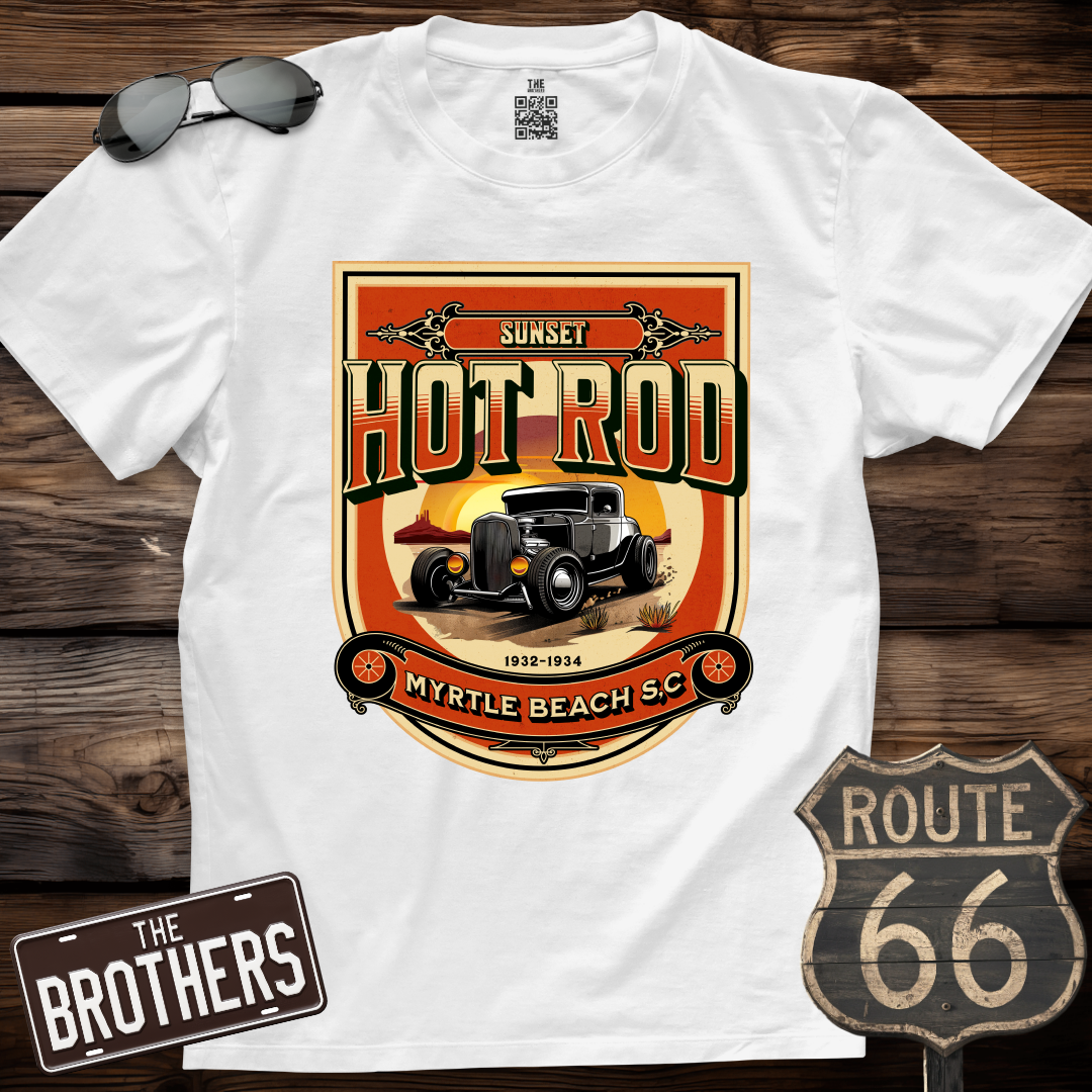Sunset Hot Rod T-Shirt