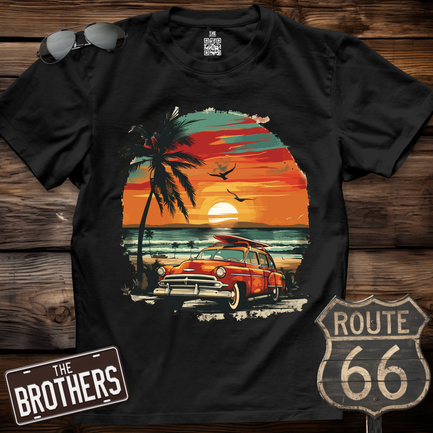 Sunset Surf Cruiser T-Shirt