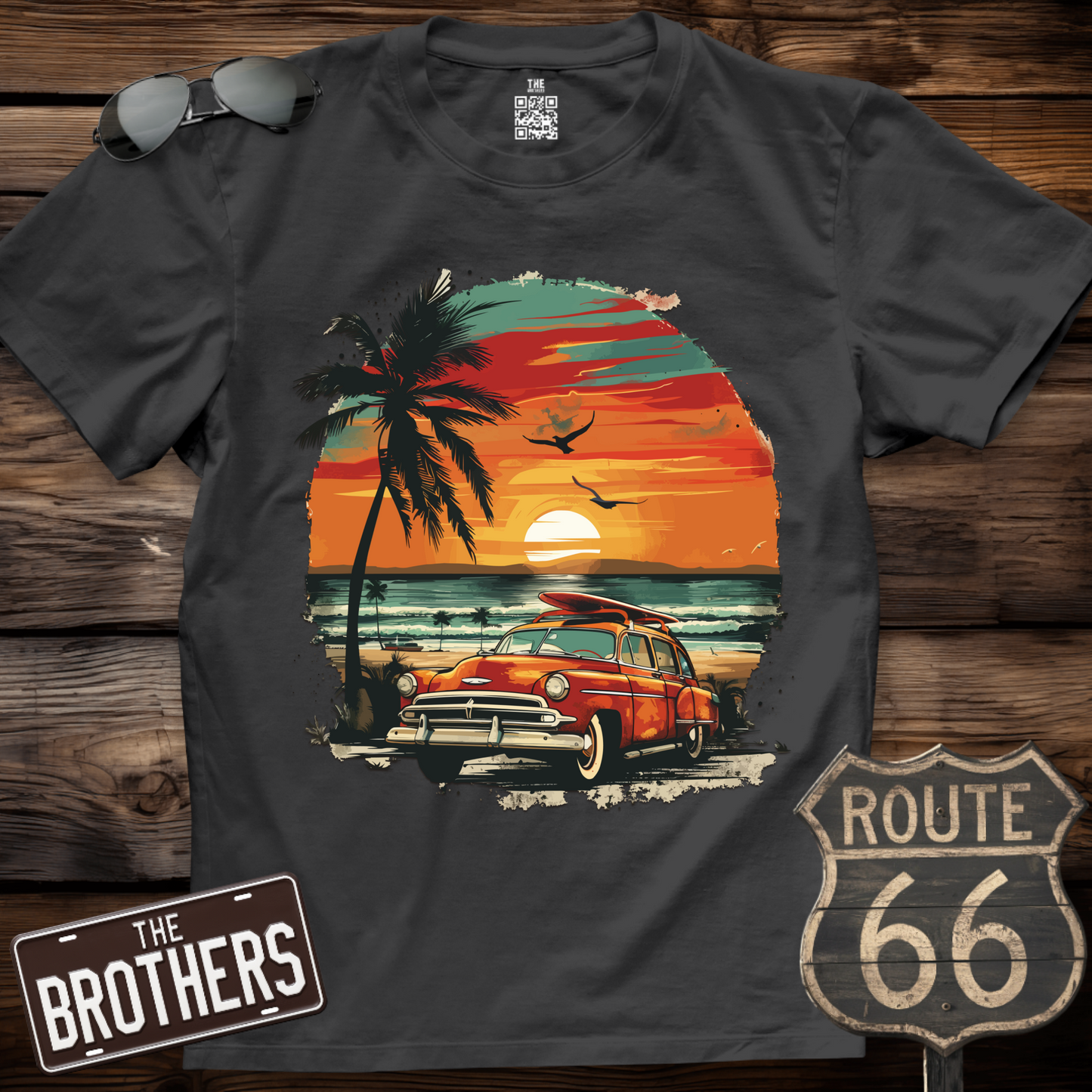 Sunset Surf Cruiser T-Shirt