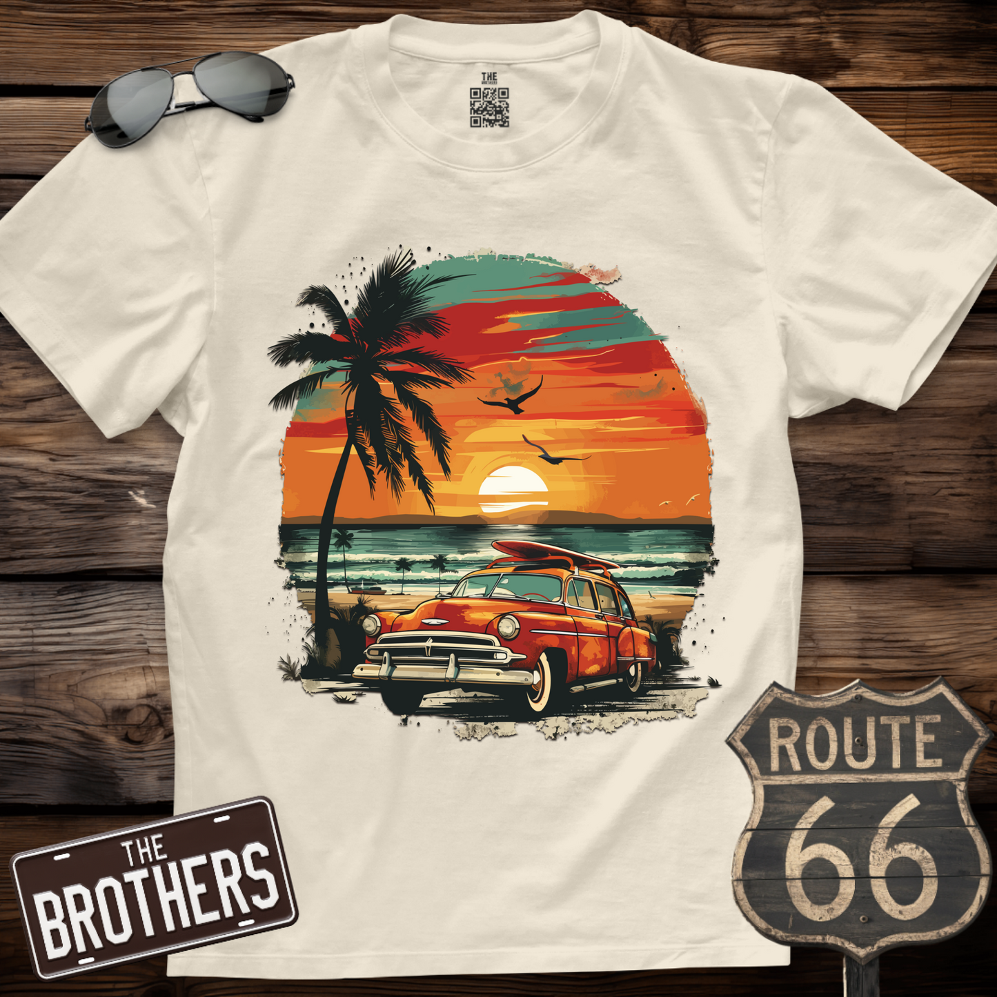 Sunset Surf Cruiser T-Shirt