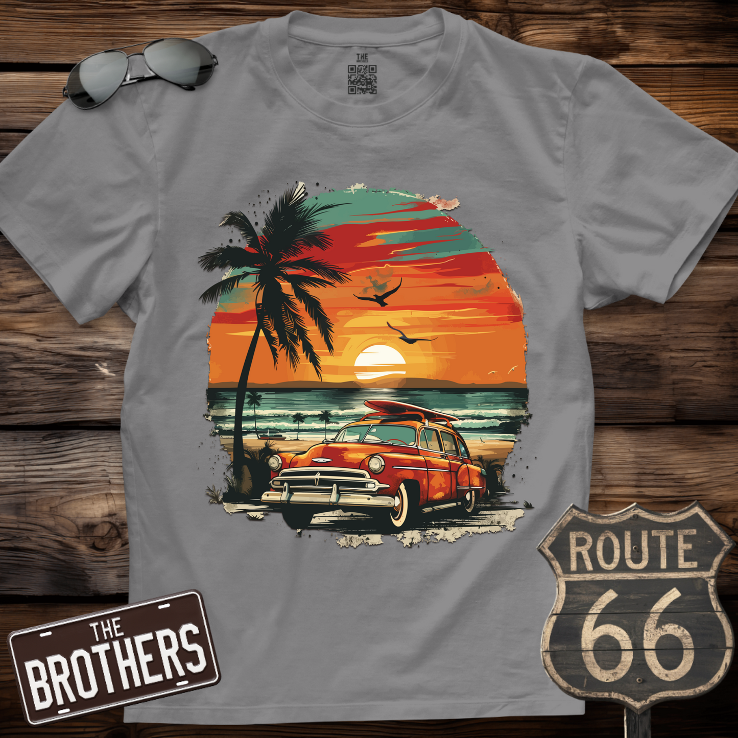 Sunset Surf Cruiser T-Shirt