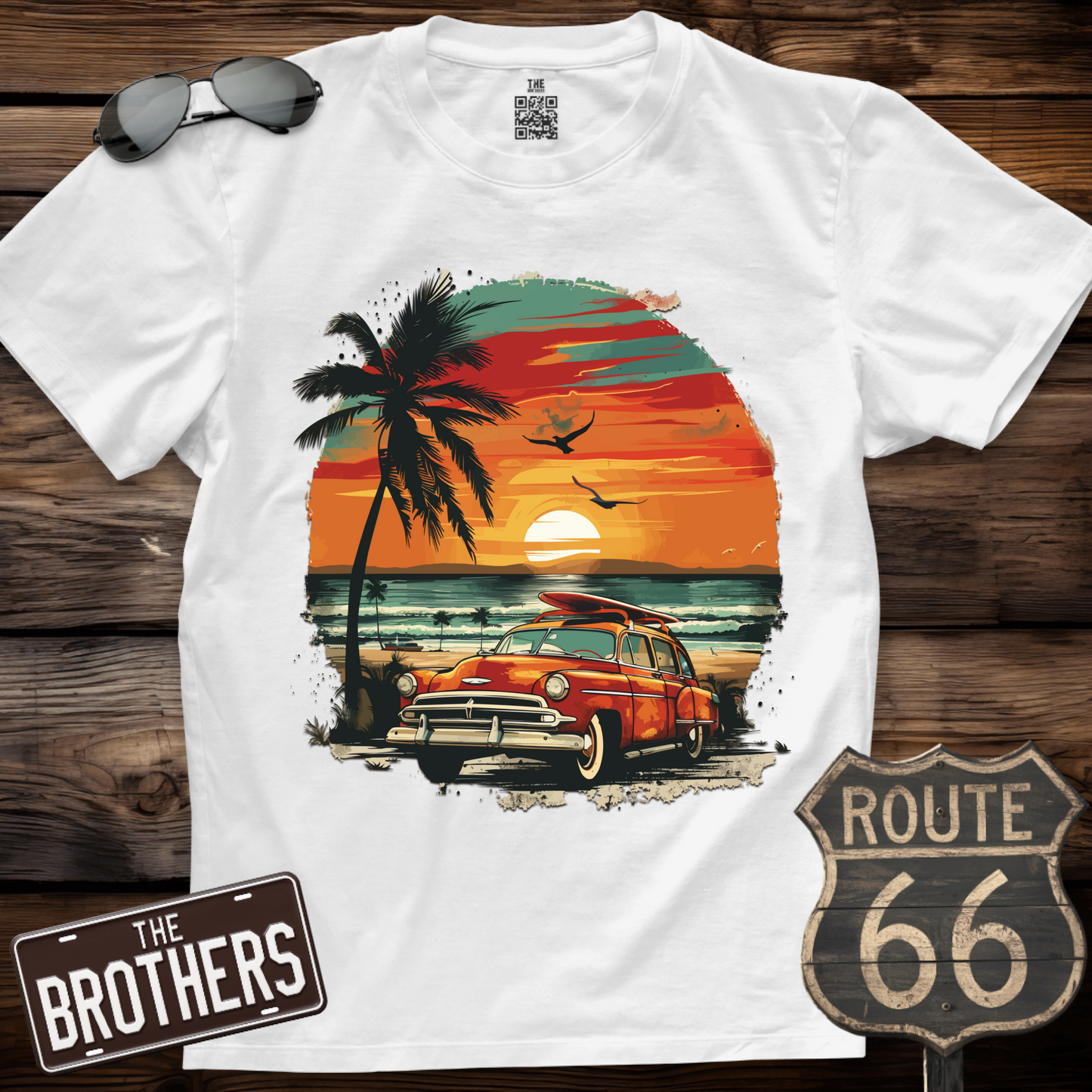 Sunset Surf Cruiser T-Shirt