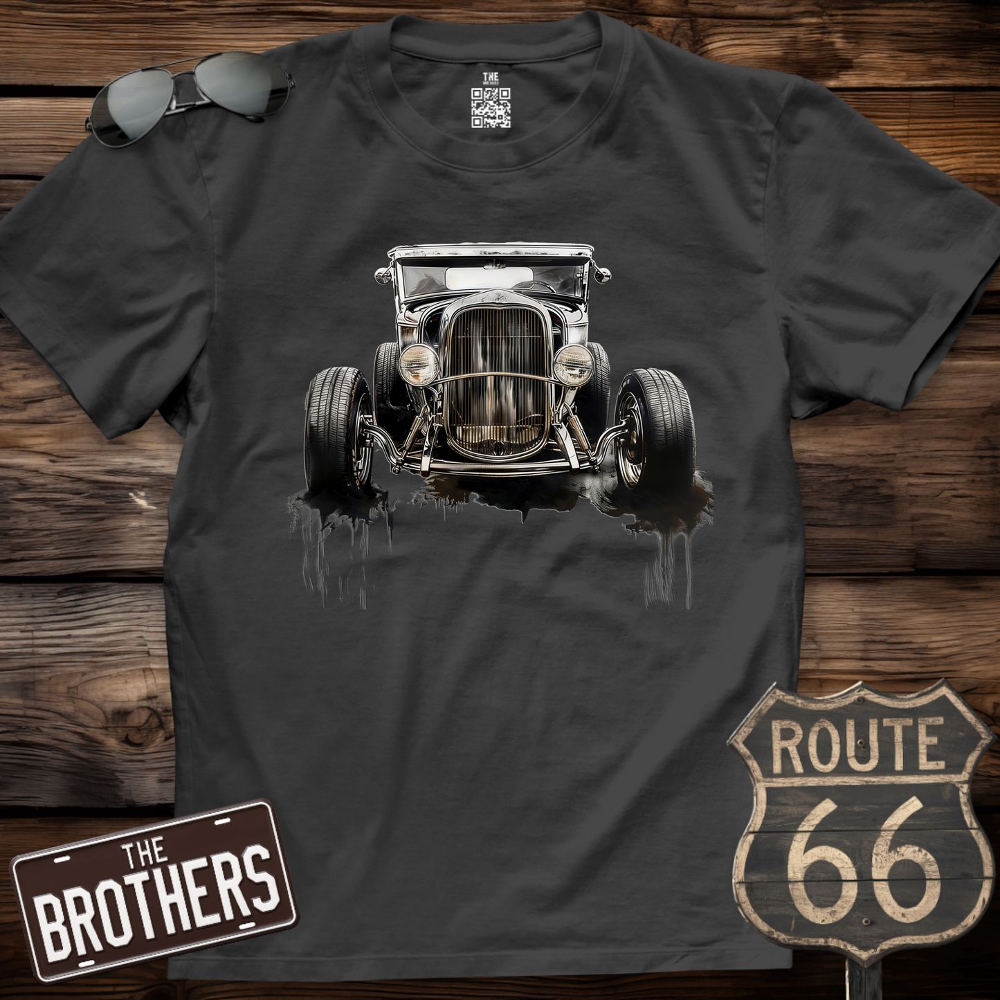 Vintage Hot Rod Art T-Shirt