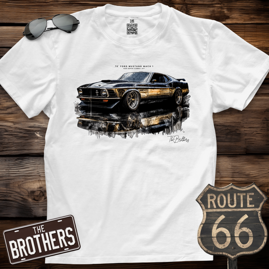 70s Mach 1 - 428 Super Cobra Jet Art T-Shirt