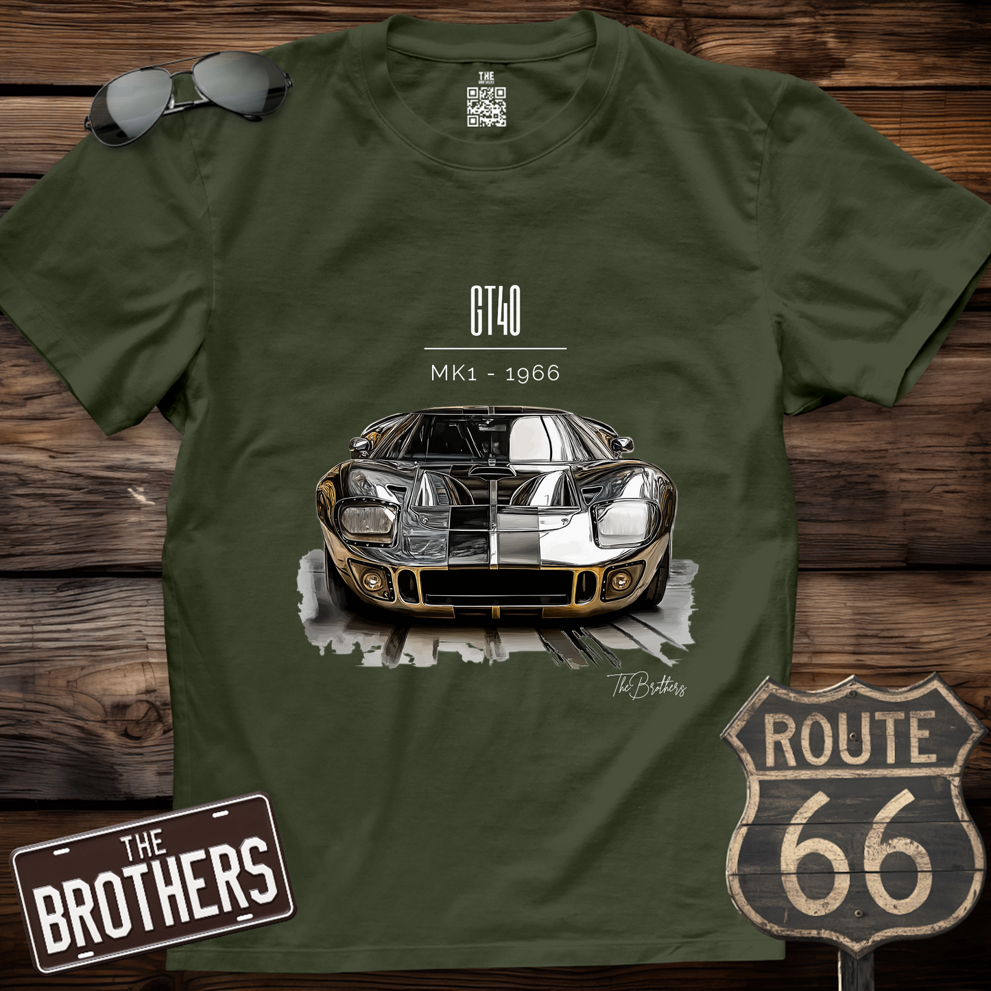 1966 GT40 Mk1 Heritage T-Shirt