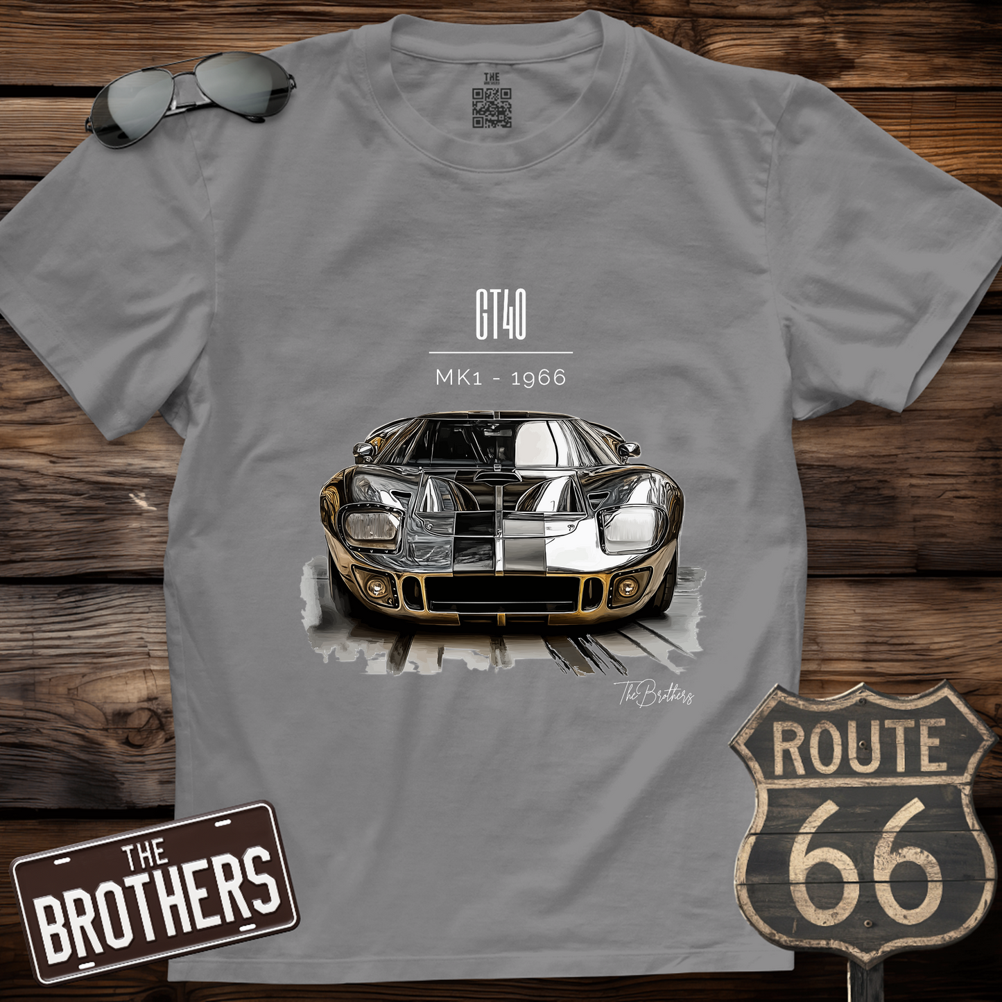 66s Ford GT40 Mk1 Art T-Shirt