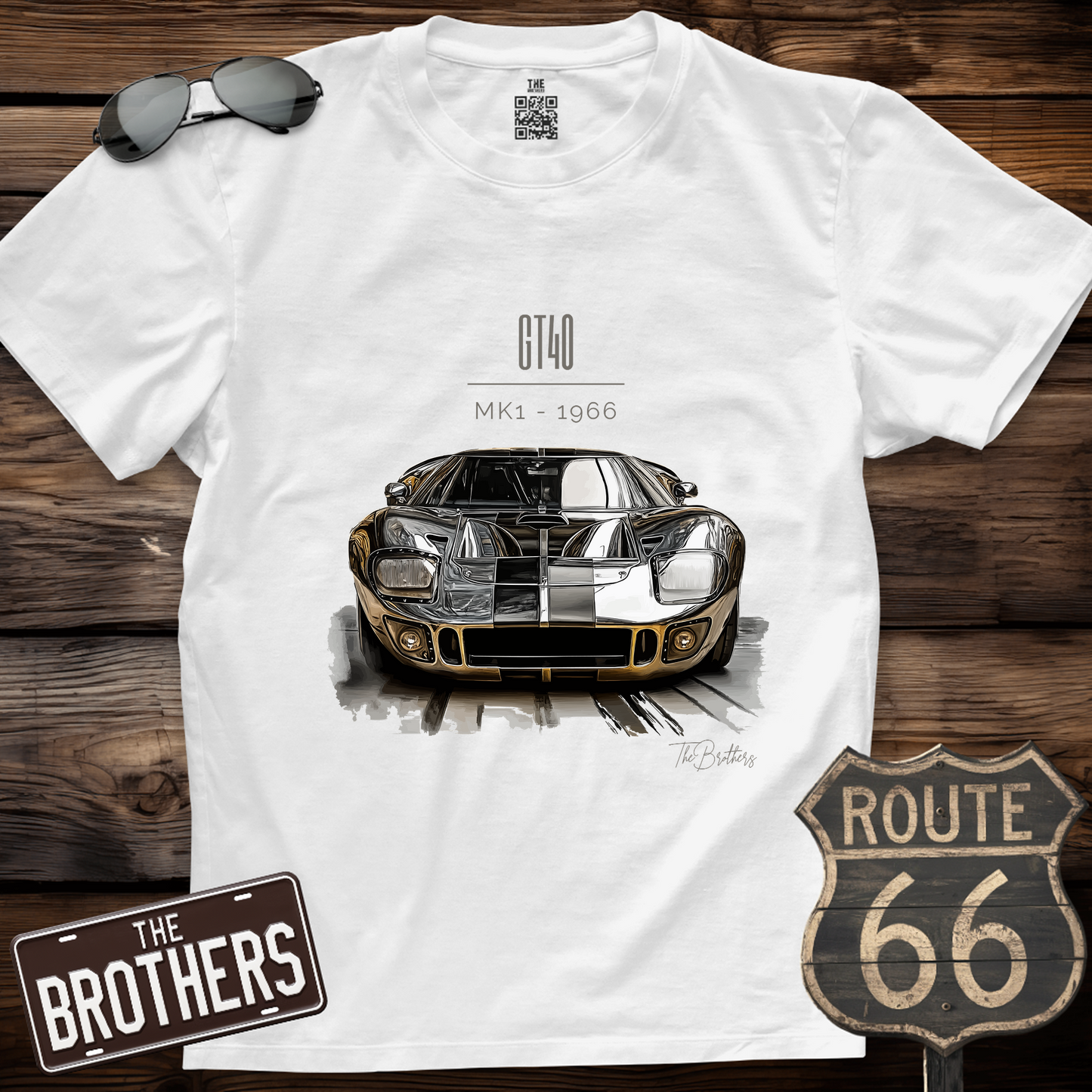 66s Ford GT40 Mk1 Art T-Shirt