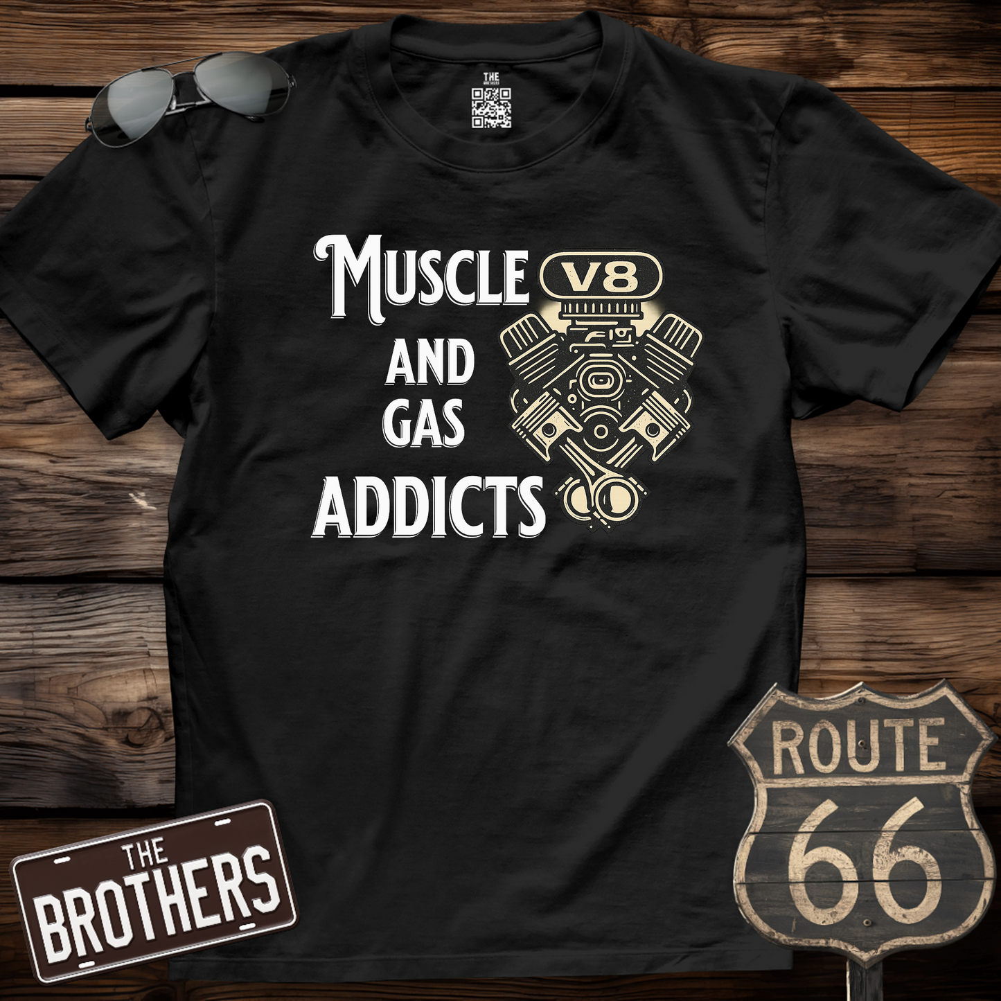 Muscle And Gas Addicts T-Shirt