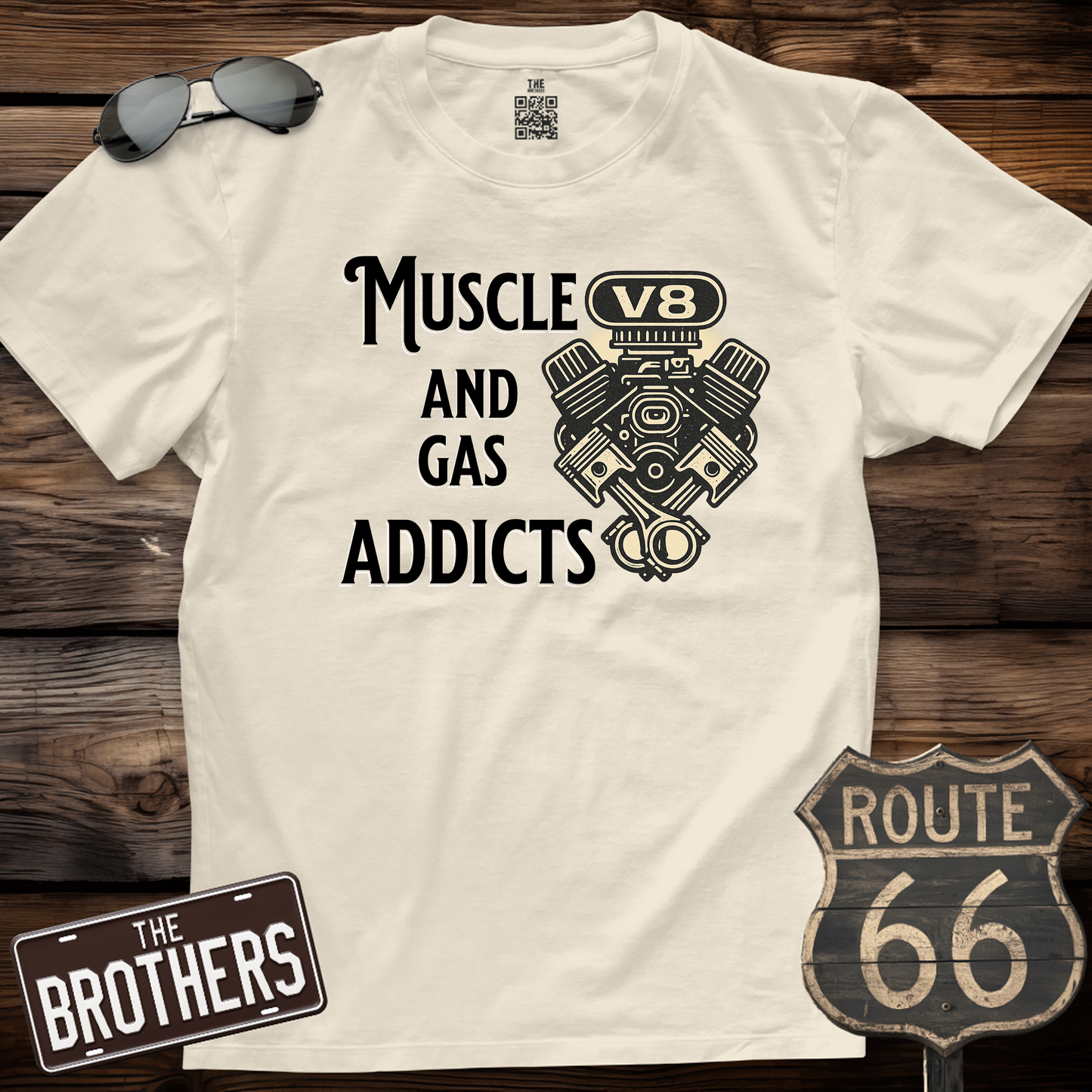 Muscle And Gas Addicts T-Shirt