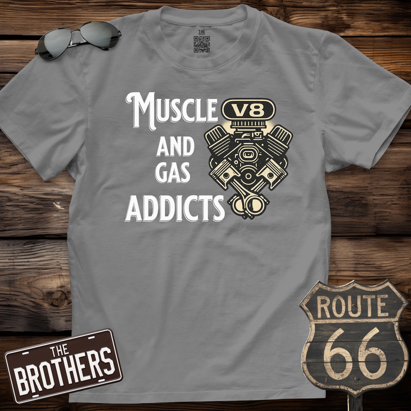 Muscle And Gas Addicts T-Shirt