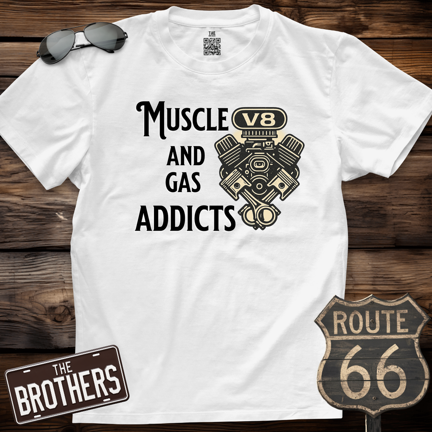 Muscle And Gas Addicts T-Shirt