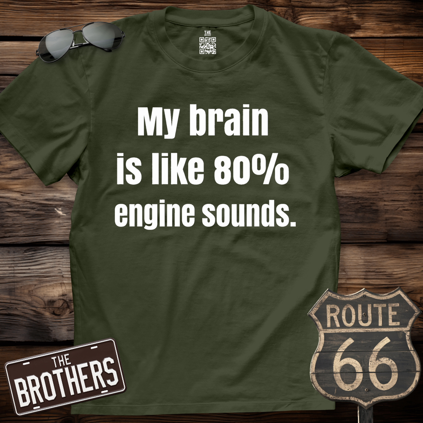 My Brain Is 80% Engine Sounds T-Shirt