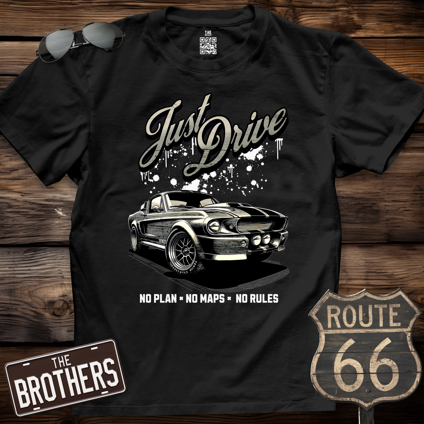 No Plans No Maps No Rules T-Shirt