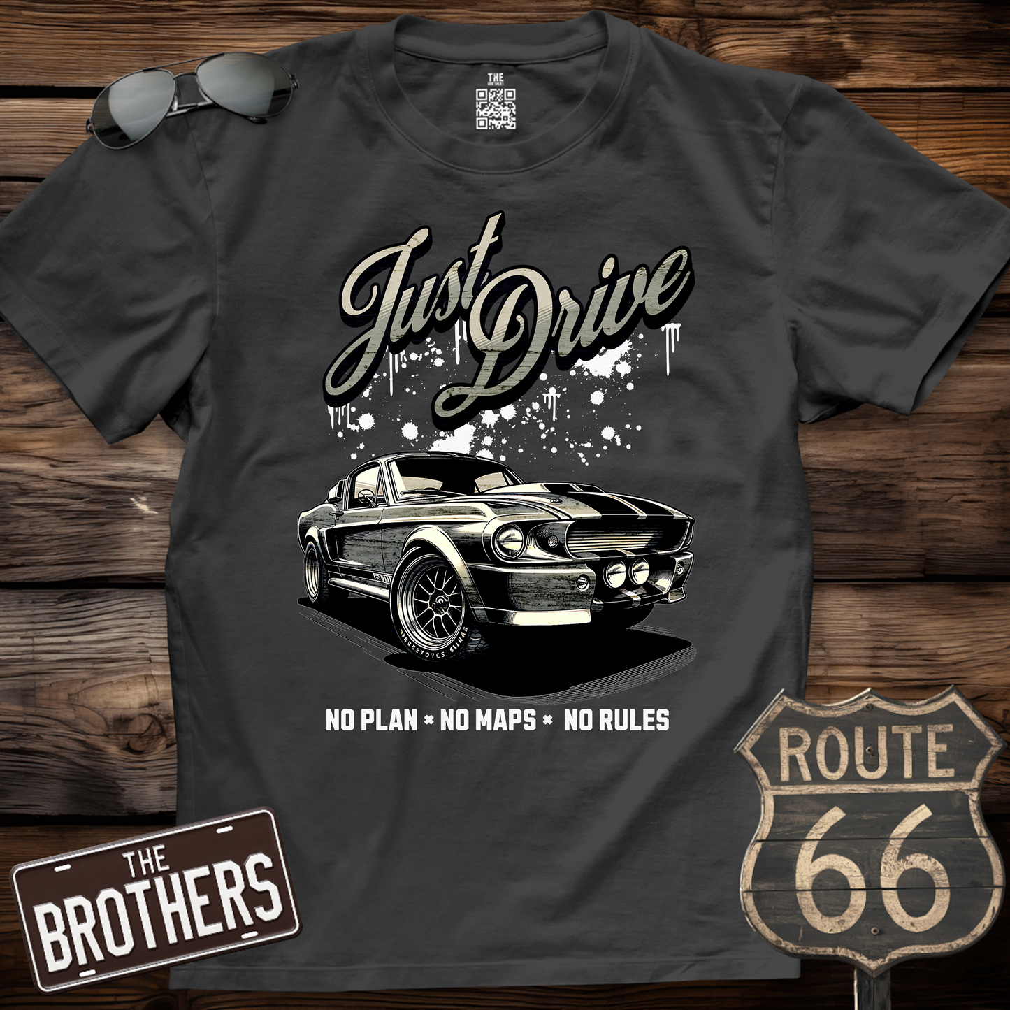 No Plans No Maps No Rules T-Shirt