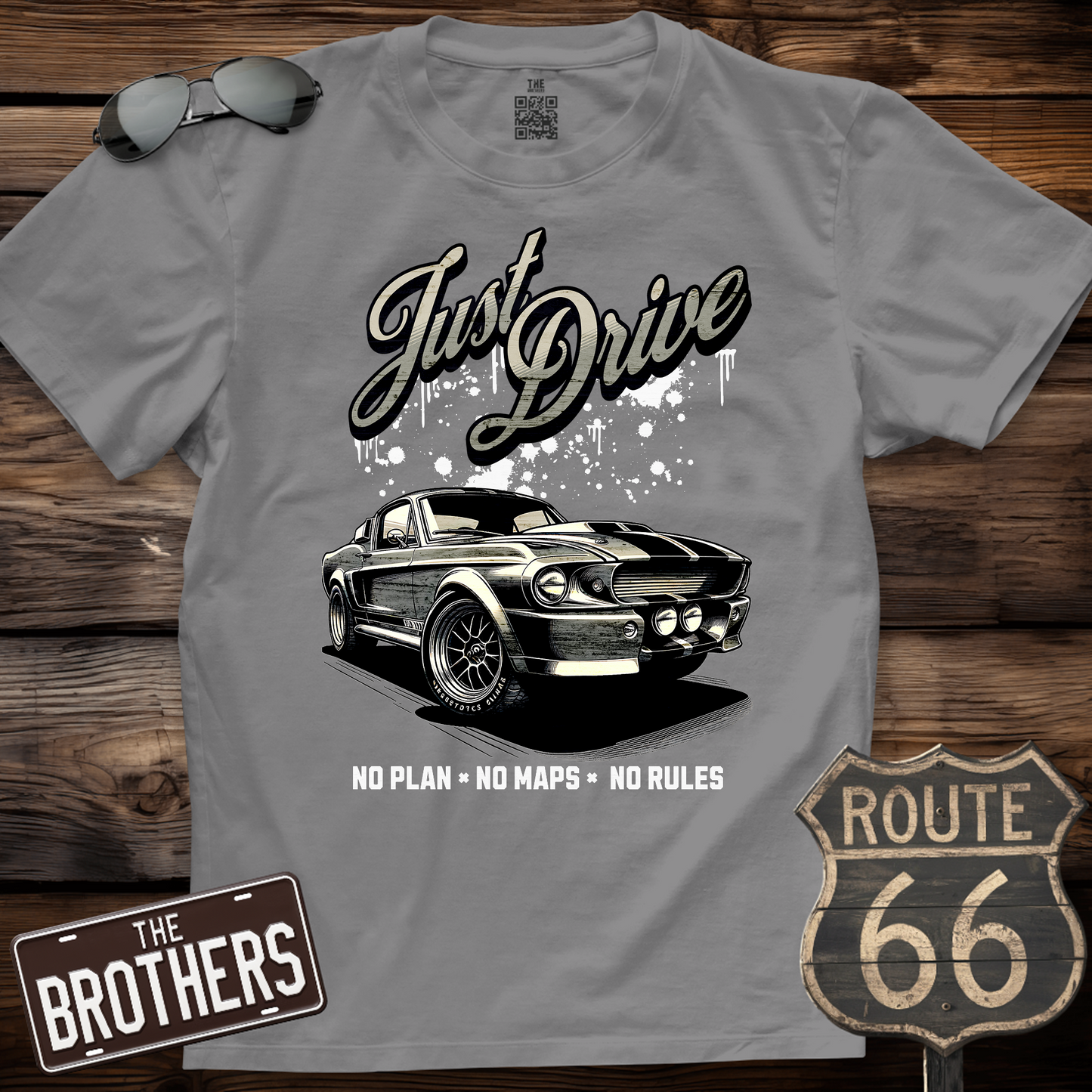 No Plans No Maps No Rules T-Shirt