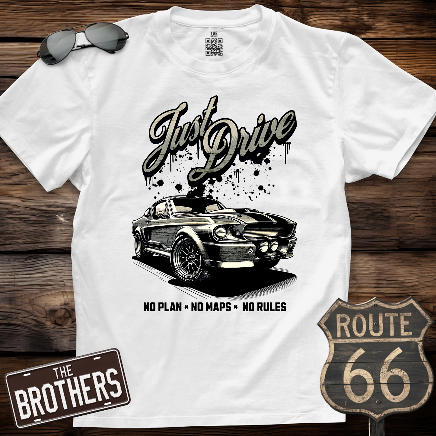 No Plans No Maps No Rules T-Shirt