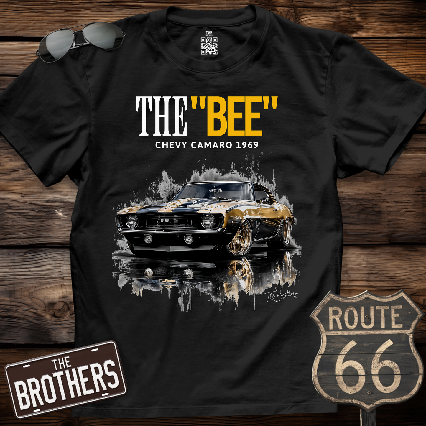 The Bee 69s Chevy Camaro Art T-Shirt