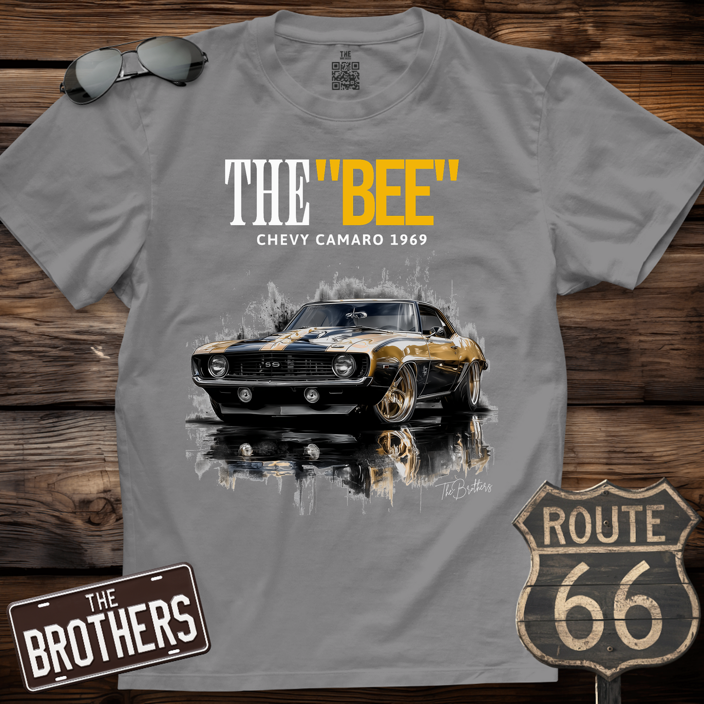 The Bee 69s Chevy Camaro Art T-Shirt
