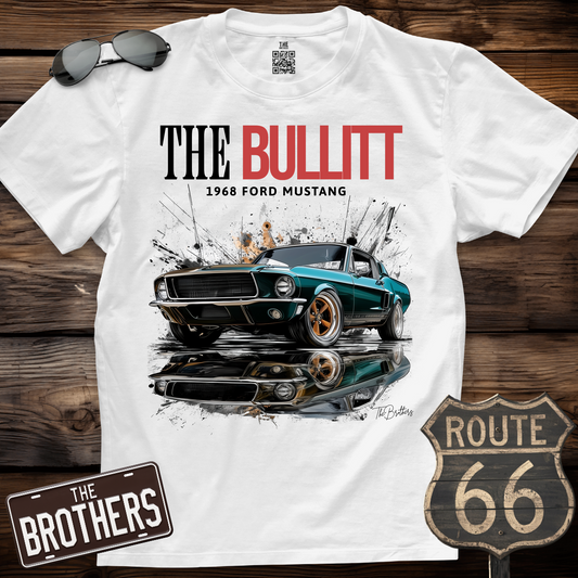 The Bullitt 68s Ford Mustang Art T-Shirt