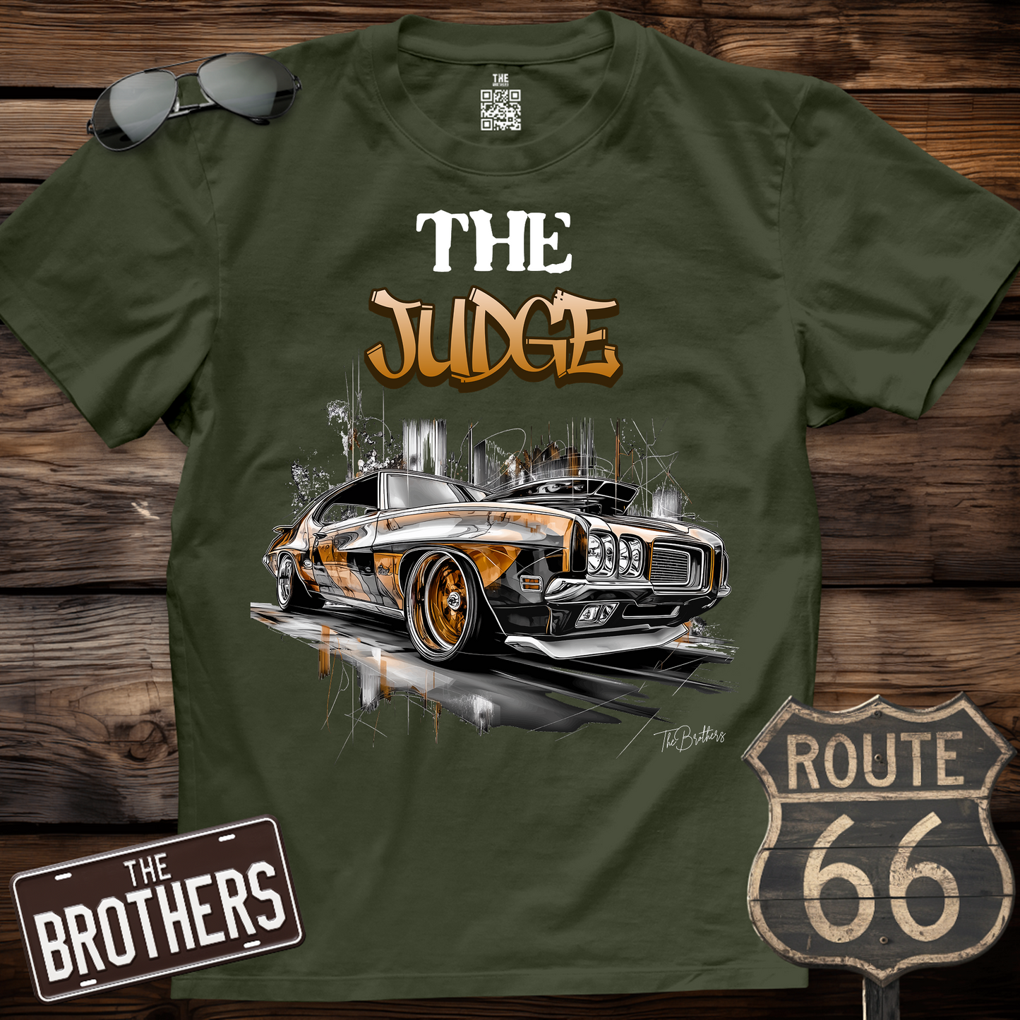 The Judge 70s Pontiac GTO Art T-Shirt
