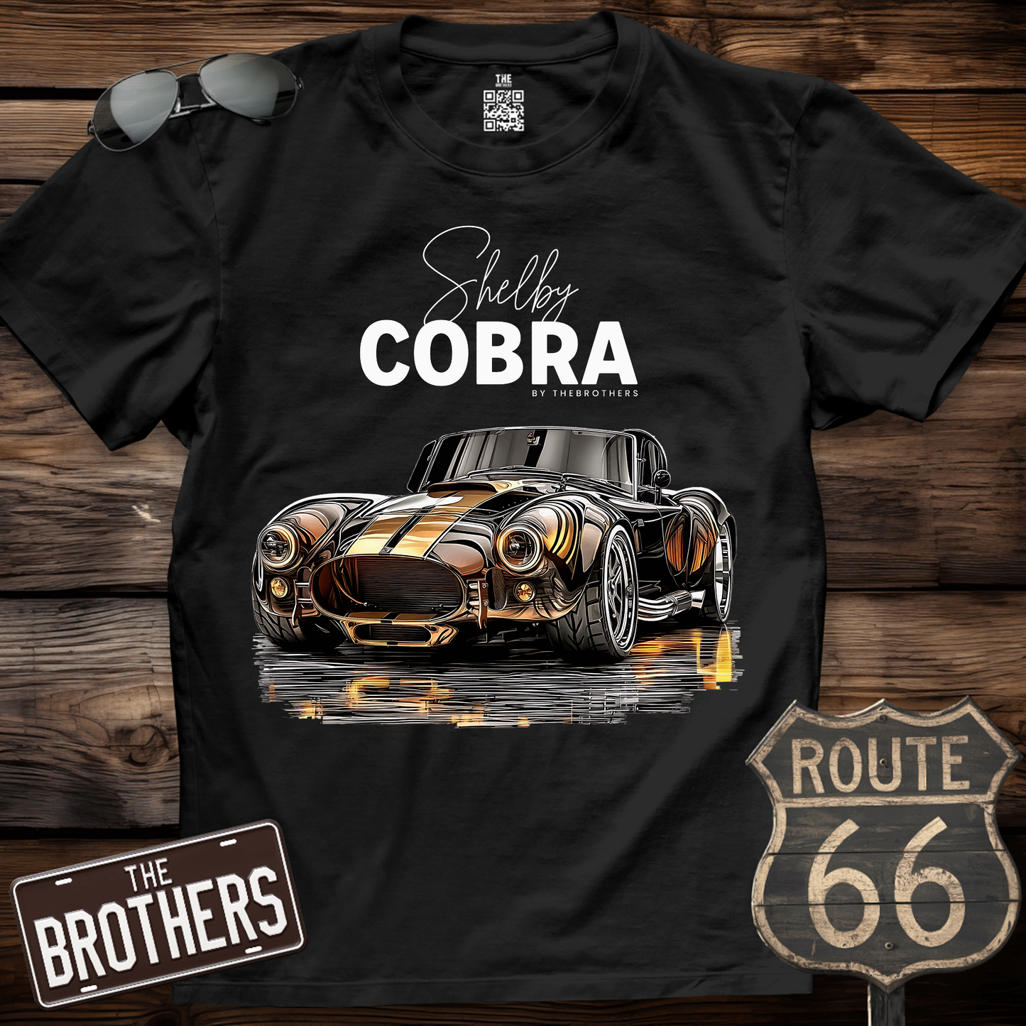 1965 Shelby Cobra Black & Gold  T-Shirt