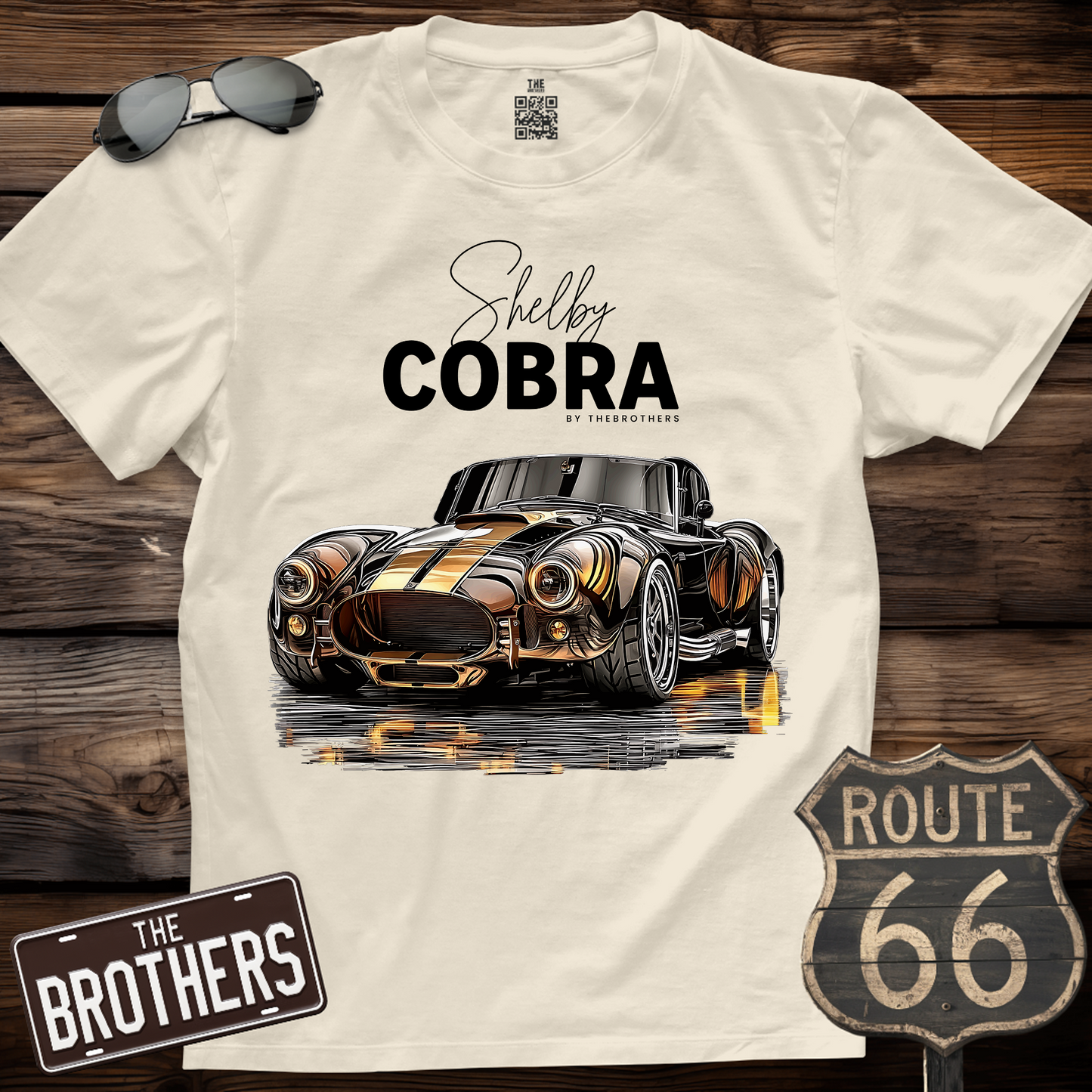 1965 Shelby Cobra Black & Gold  T-Shirt