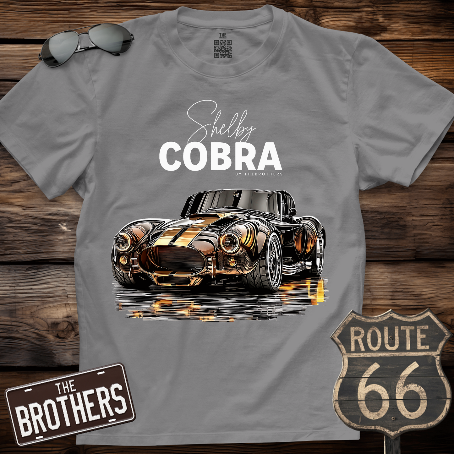 1965 Shelby Cobra Black & Gold  T-Shirt