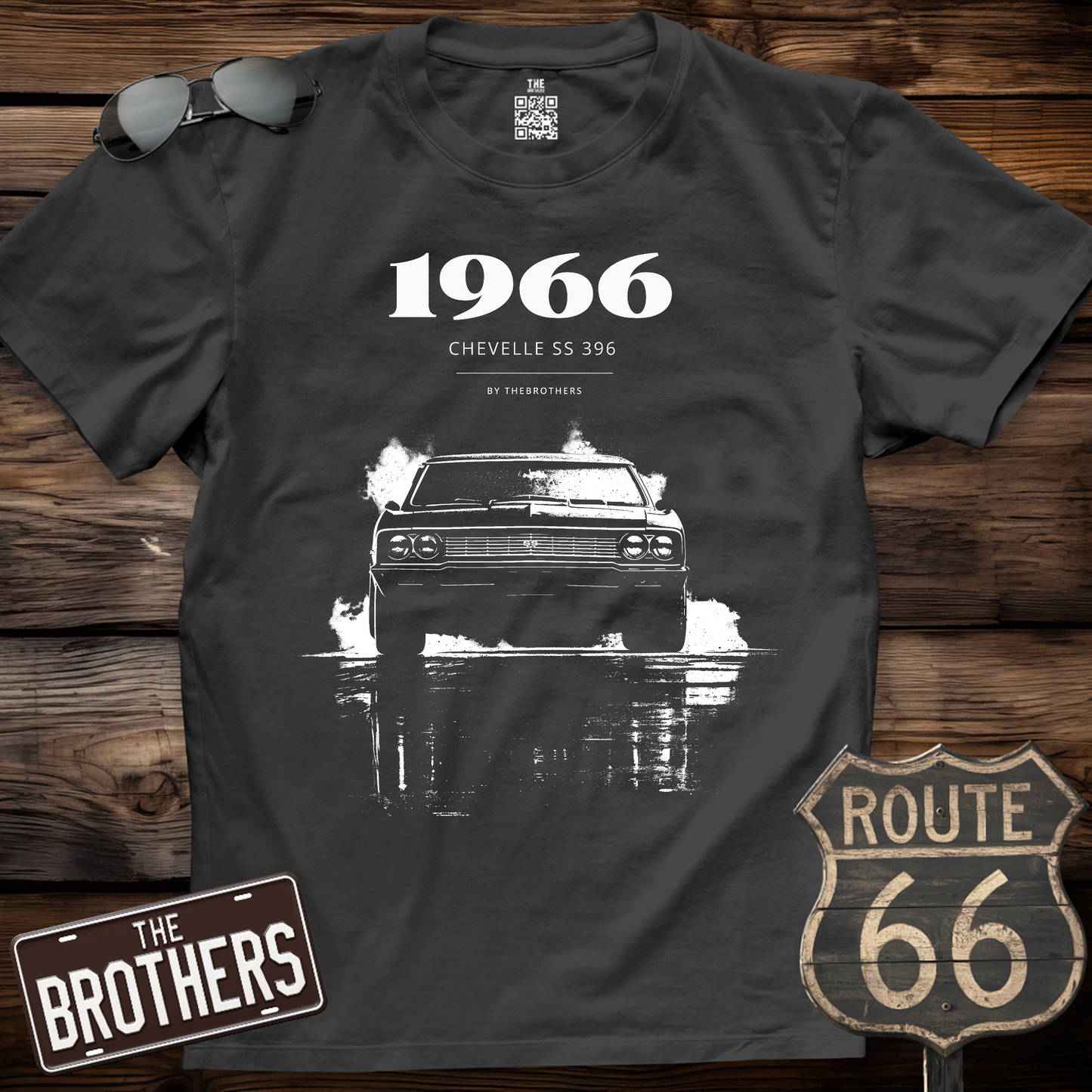 1966 Chevelle SS 396 Burnout T-Shirt