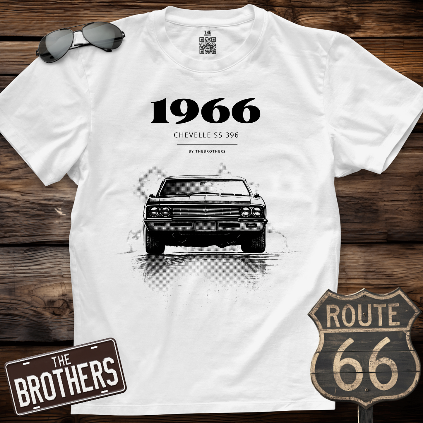 1966 Chevelle SS 396 Burnout T-Shirt