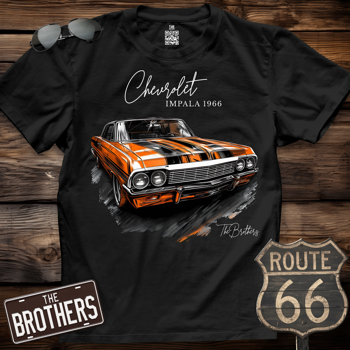 1966 Chevrolet Impala Art T-Shirt