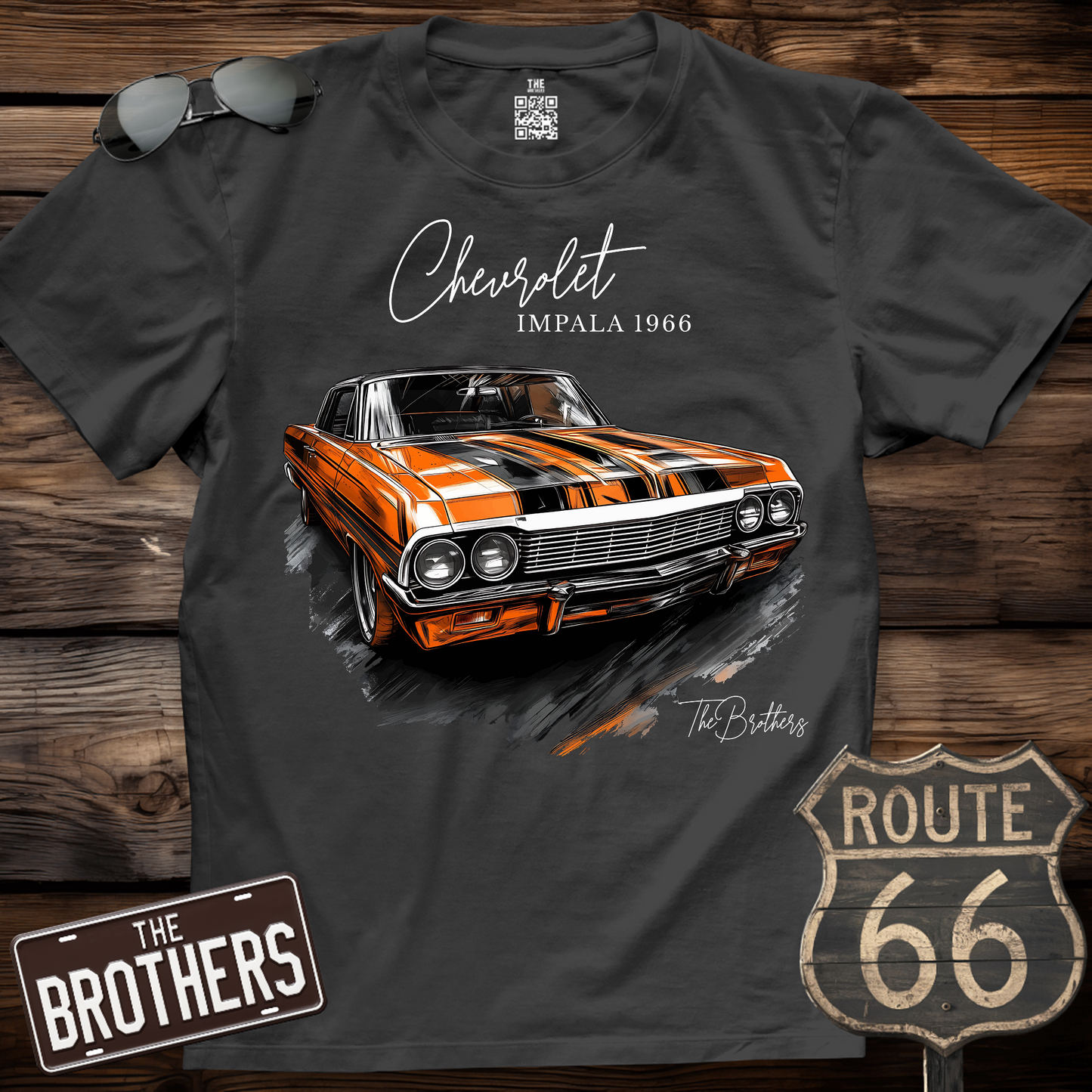 1966 Chevrolet Impala Art T-Shirt