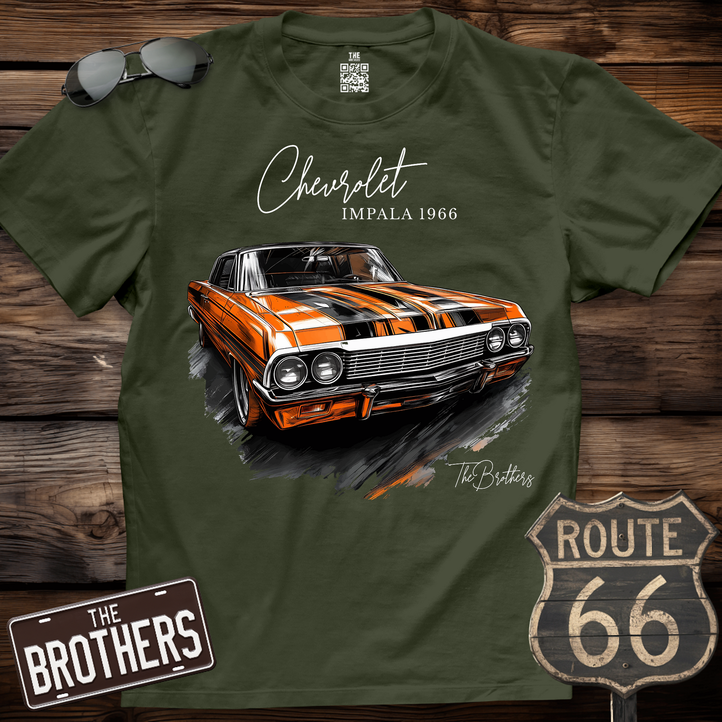 1966 Chevrolet Impala Art T-Shirt