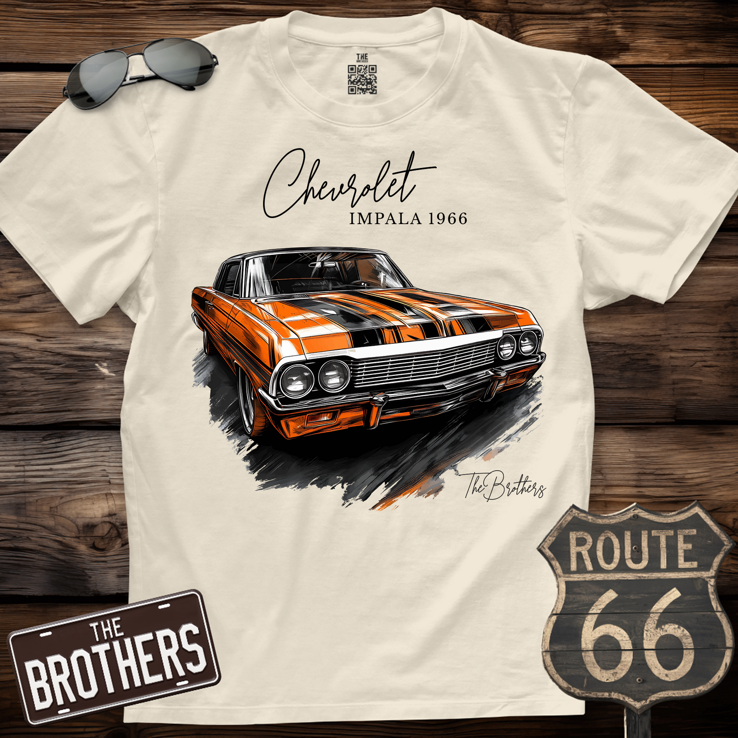 1966 Chevrolet Impala Art T-Shirt