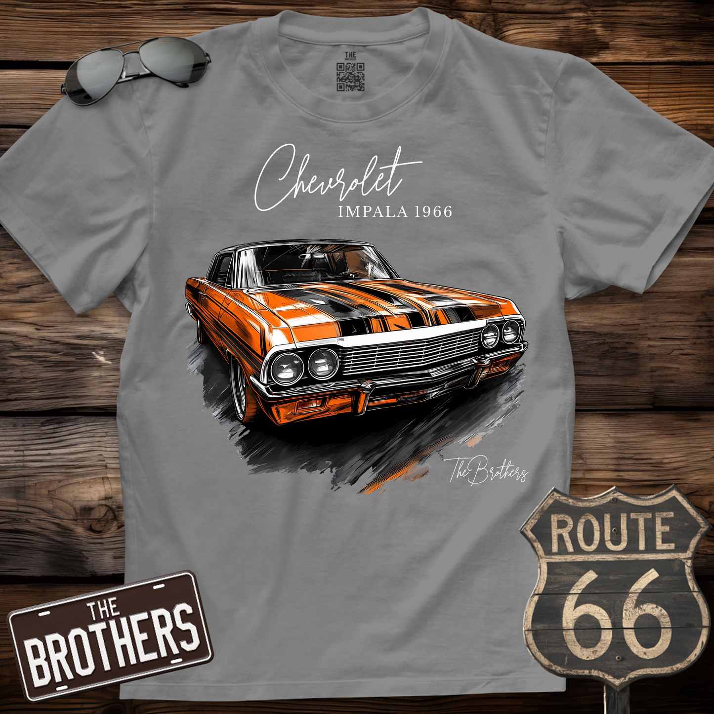 1966 Chevrolet Impala Art T-Shirt