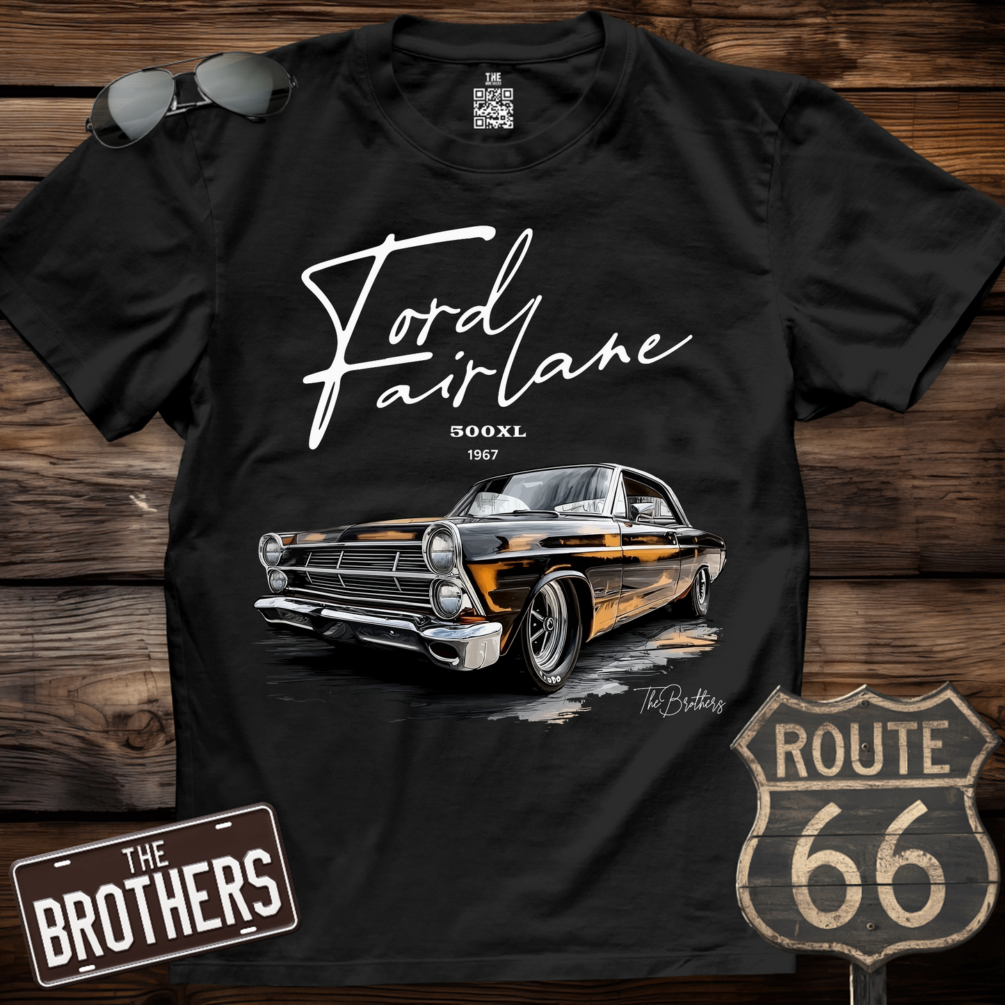 1967 Fairlane 500 Art T-Shirt