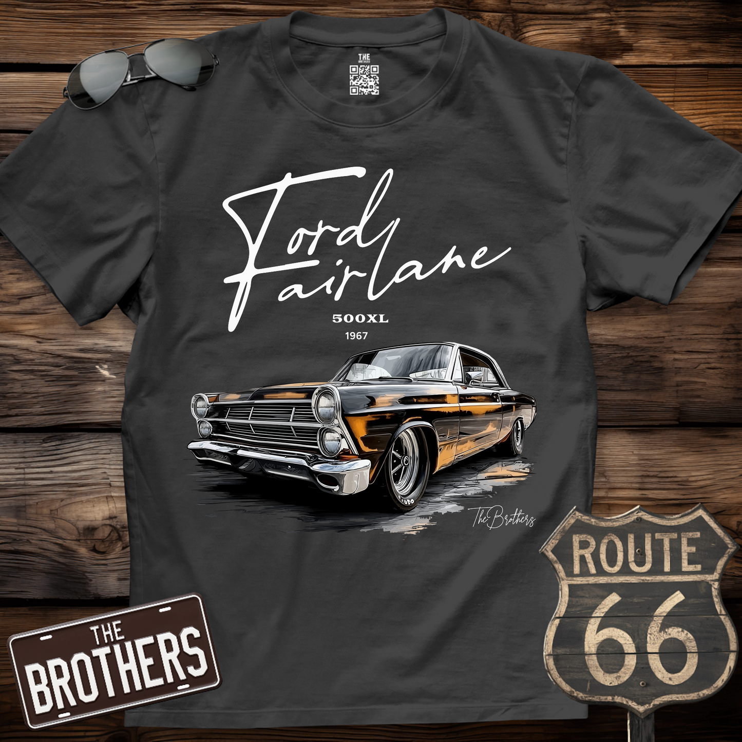 1967 Fairlane 500 Art T-Shirt
