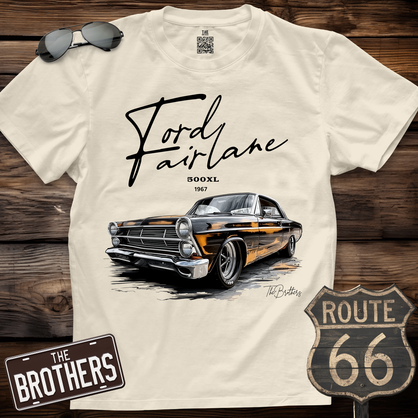 1967 Fairlane 500 Art T-Shirt