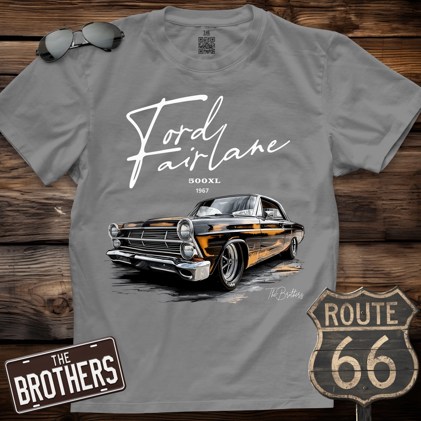 1967 Fairlane 500 Art T-Shirt