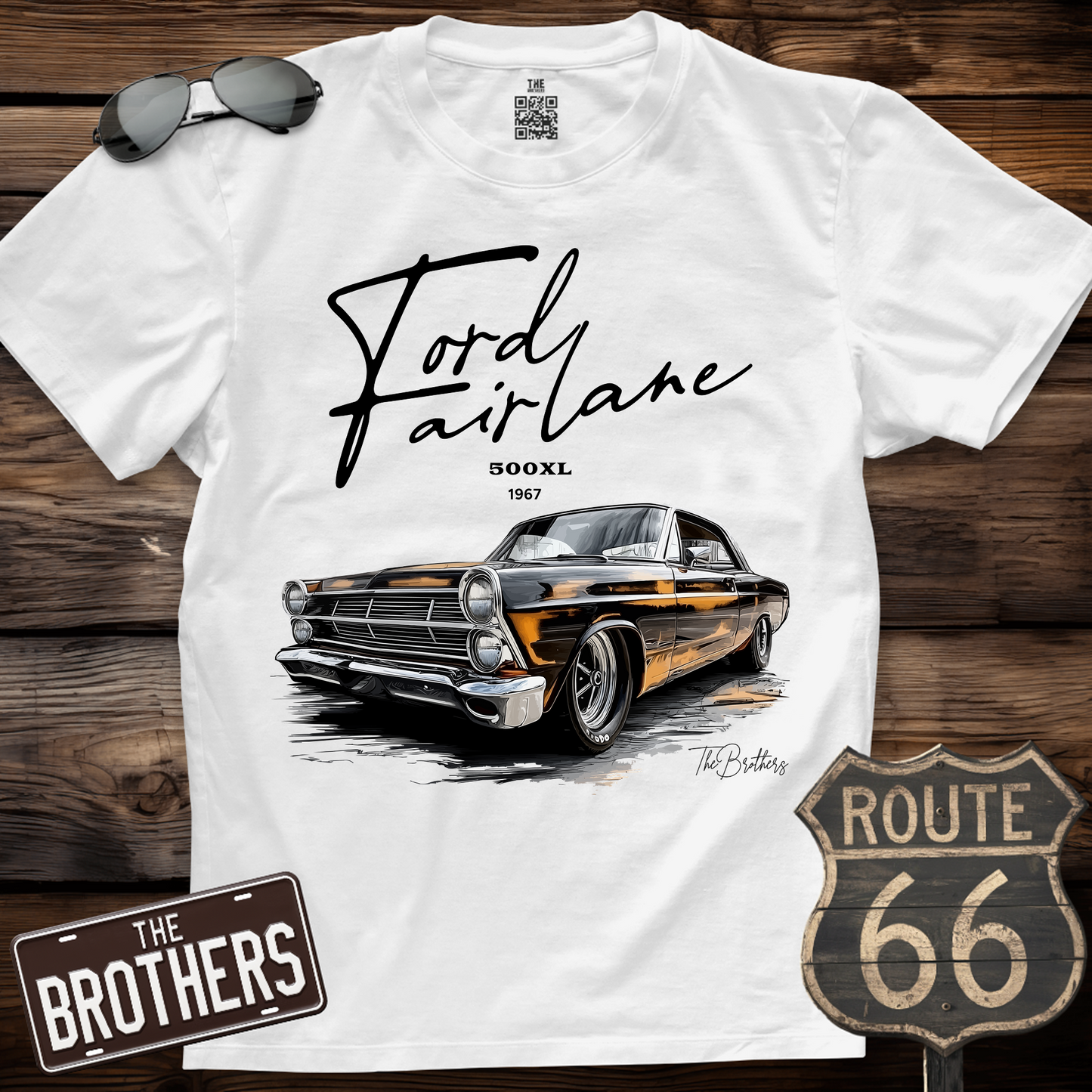 1967 Fairlane 500 Art T-Shirt