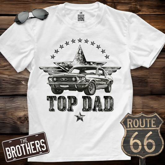 1967 Mustang Top Dad T-Shirt