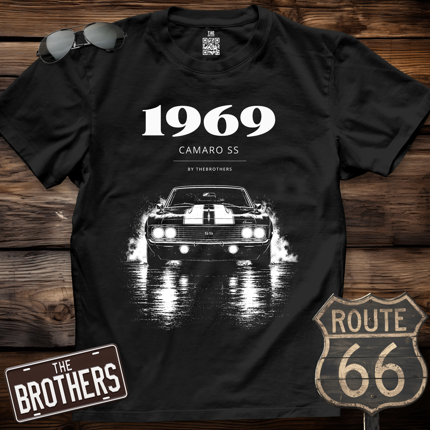 1969 Camaro SS Burnout T-Shirt